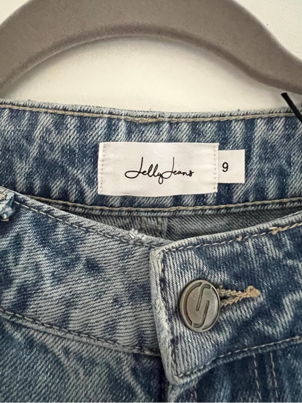 Jelly Beans Women's Washed Blue High-Rise Denim Jeans